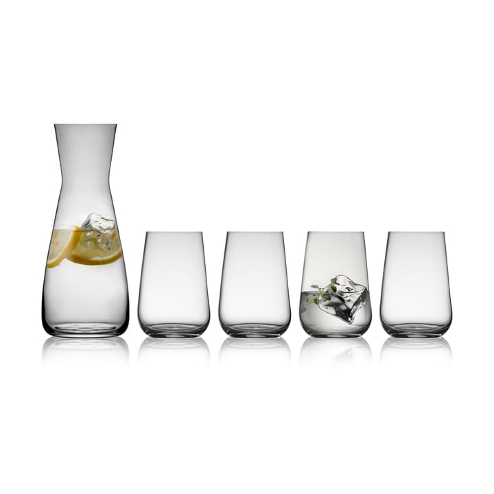 Jewel carafe set 5 pieces, Crystal Lyngby Glas