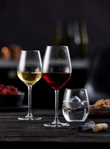 Juvel red wine glass 50 cl 4-pack - Clear - Lyngby Glas