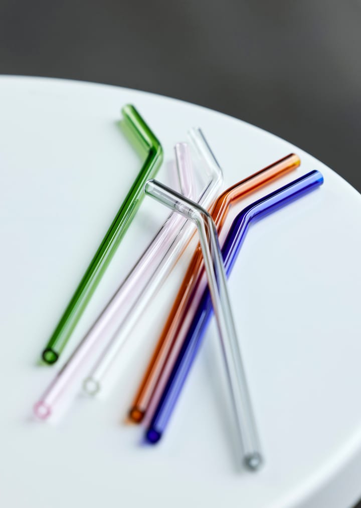 Lyngby Glas straw 21.5 cm 6-pack, Clear Lyngby Glas