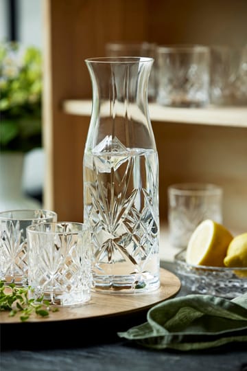 Melodia carafe and water glass 7 pieces - Crystal - Lyngby Glas