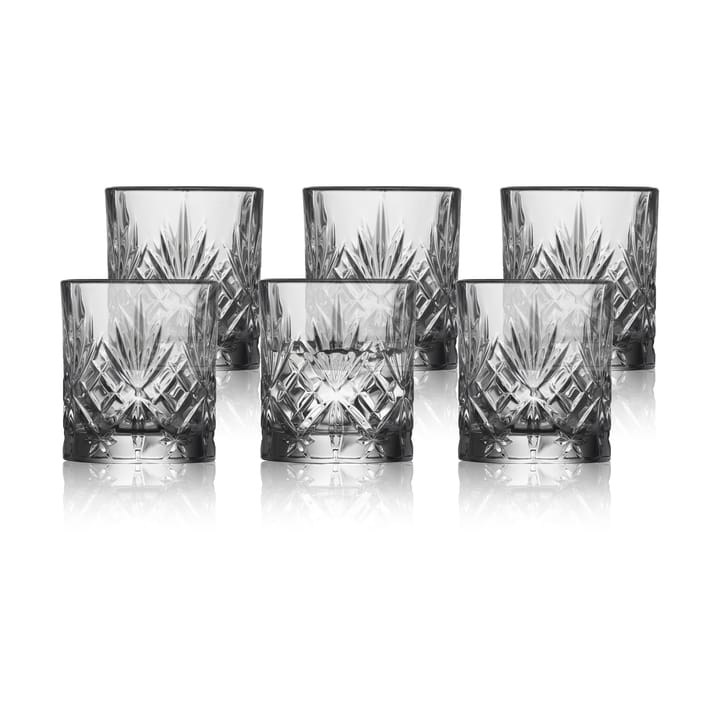 Melodia shotglass 8 cl 6-pack - Clear - Lyngby Glas