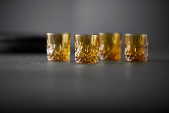 Sorrento shot glasses 4 cl 4-pack, Amber Lyngby Glas