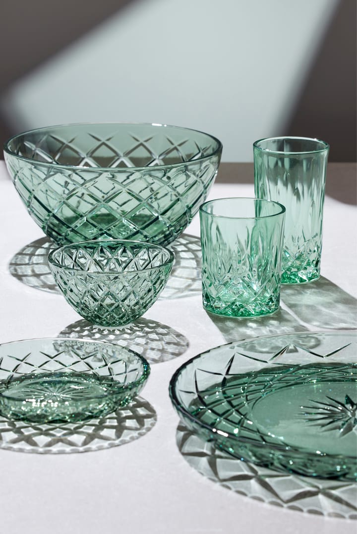 Sorrento small plate Ø16 cm 4-pack, Green Lyngby Glas