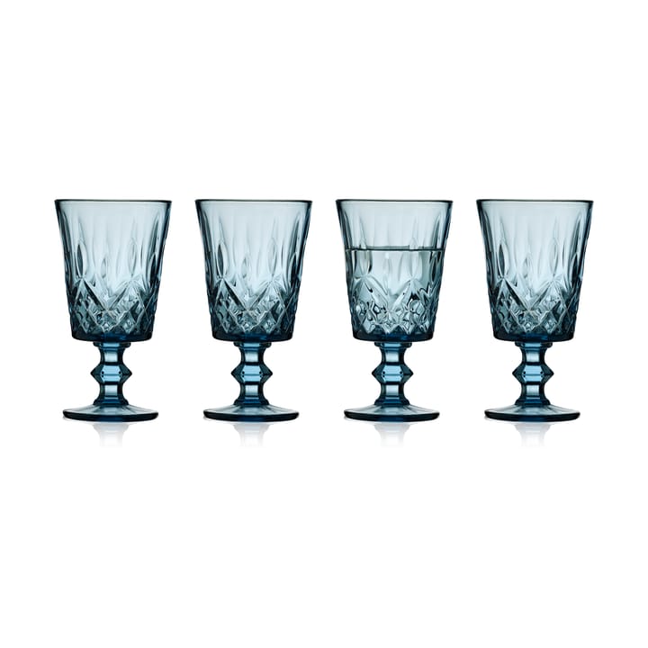 Sorrento wine glass 29 cl 4-pack, Blue Lyngby Glas