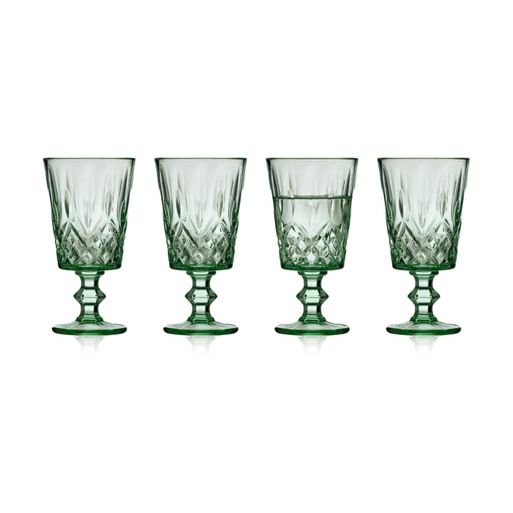 Sorrento wine glass 29 cl 4-pack, Green Lyngby Glas