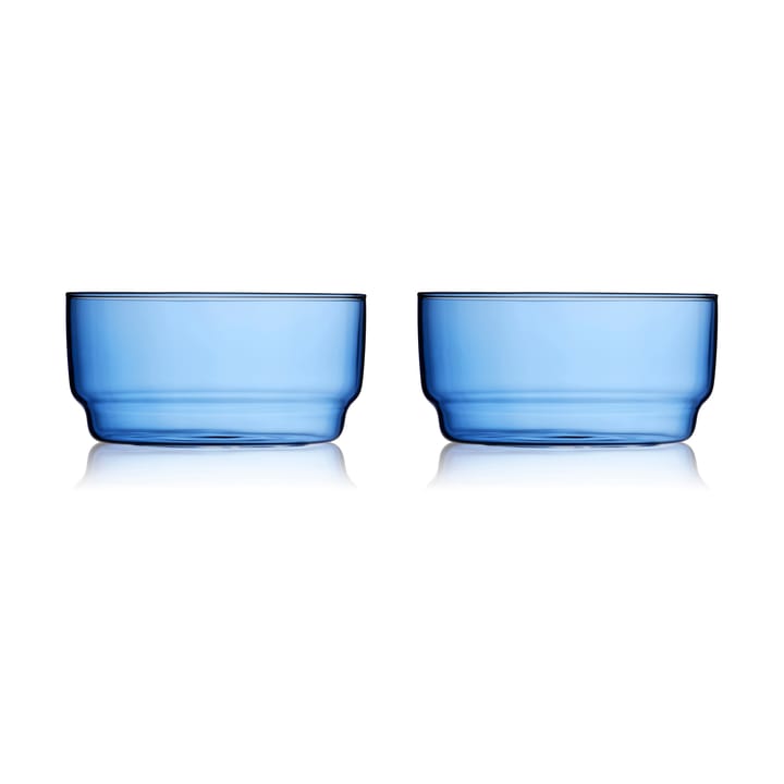 Torino bowl 50 cl 2-pack, Blue Lyngby Glas