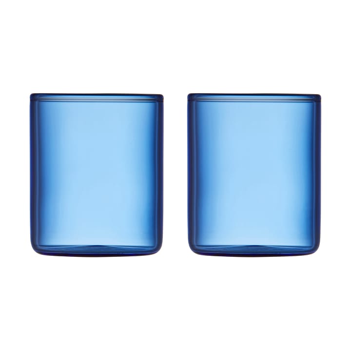 Torino shotglass 6 cl 2-pack, Blue Lyngby Glas