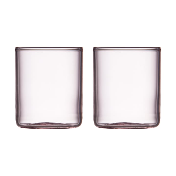 Torino shotglass 6 cl 2-pack, Pink Lyngby Glas