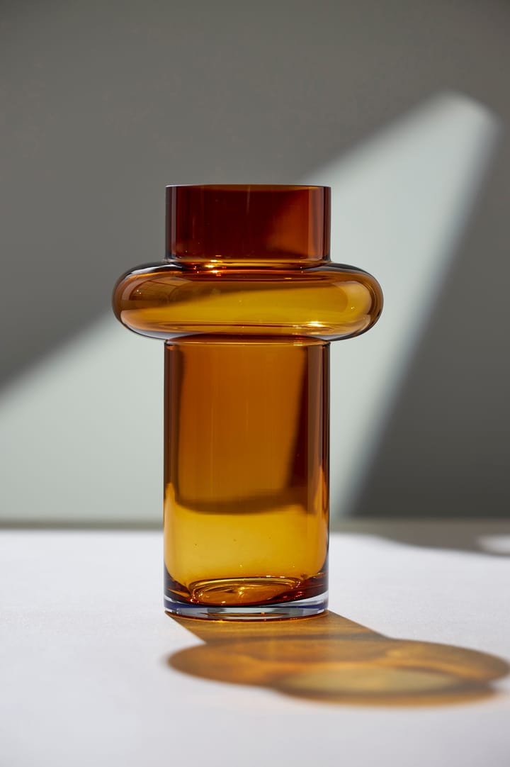 Tube vase glass 20 cm, Amber Lyngby Glas