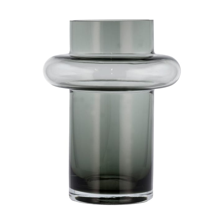 Tube vase glass 20 cm, Smoke Lyngby Glas