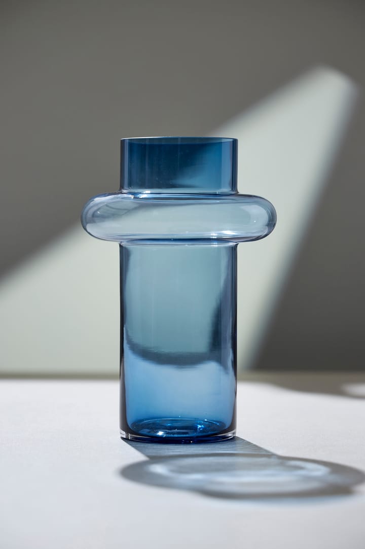 Tube vase glass 40 cm, Blue Lyngby Glas