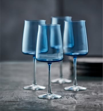 Zero red wine glass 54 cl 4-pack - Blue - Lyngby Glas