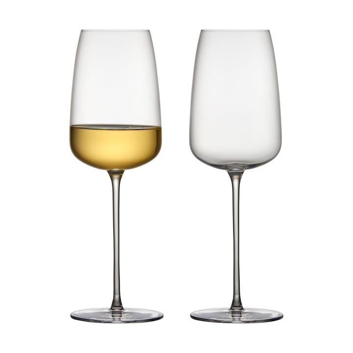 Zero white wine glass 48 cl 2-pack, Clear Lyngby Glas