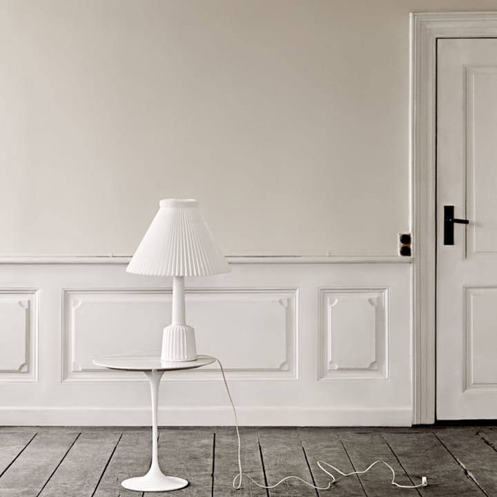 Esben klint table lamp, White, h.44 cm Lyngby Porcelæn