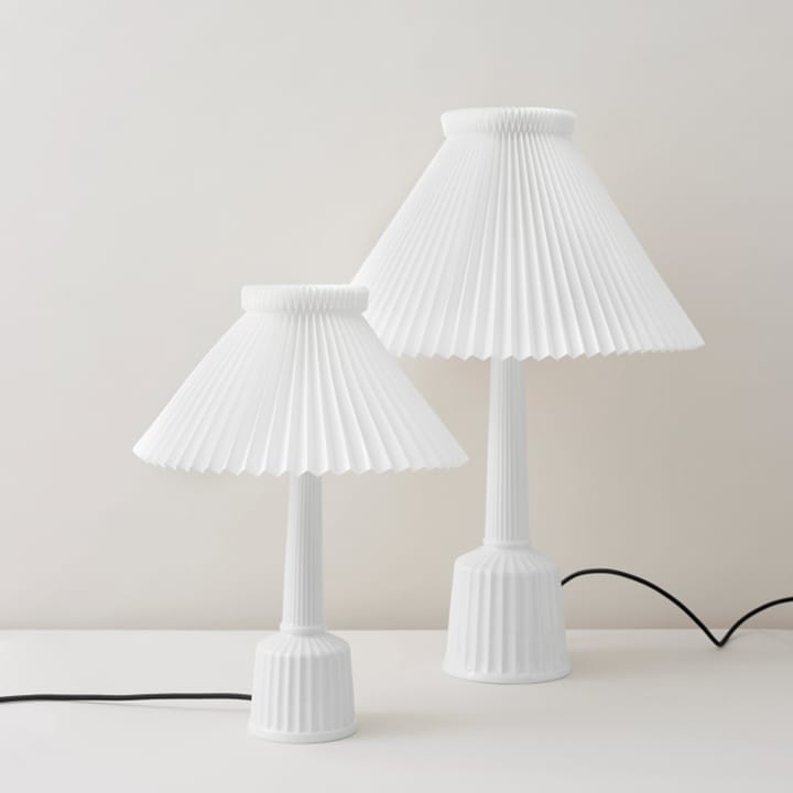 Esben klint table lamp, White, h.65 cm Lyngby Porcelæn