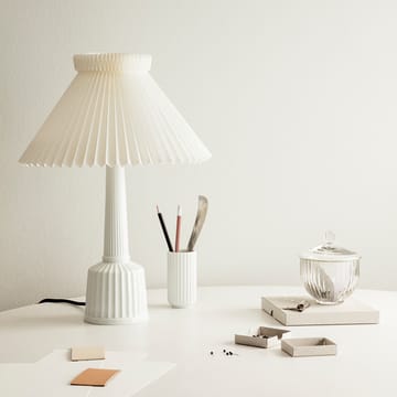 Esben klint table lamp - White, h.65 cm - Lyngby Porcelæn