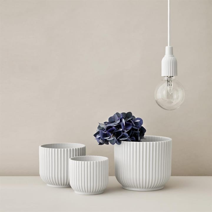 Lyngby flower pot white, Ø11,5 cm Lyngby Porcelæn