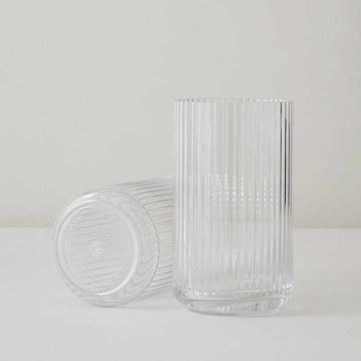 Lyngby vase glass clear, 12 cm Lyngby Porcelæn