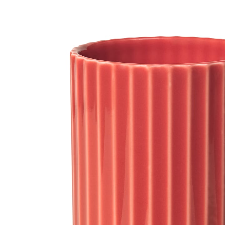 Lyngby vase, Red, 15.5 cm Lyngby Porcelæn