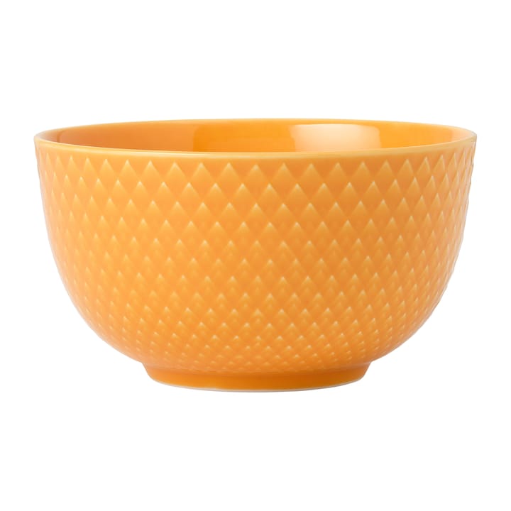 Rhombe bowl Ø11 cm, Yellow Lyngby Porcelæn