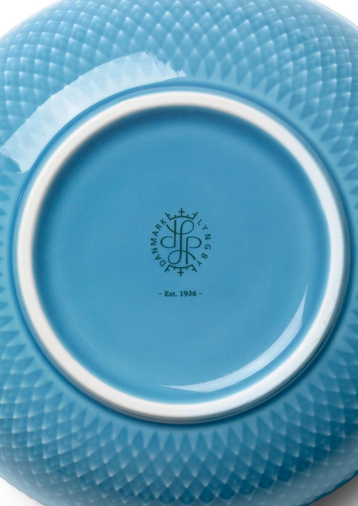 Rhombe bowl Ø15.5 cm, Blue Lyngby Porcelæn