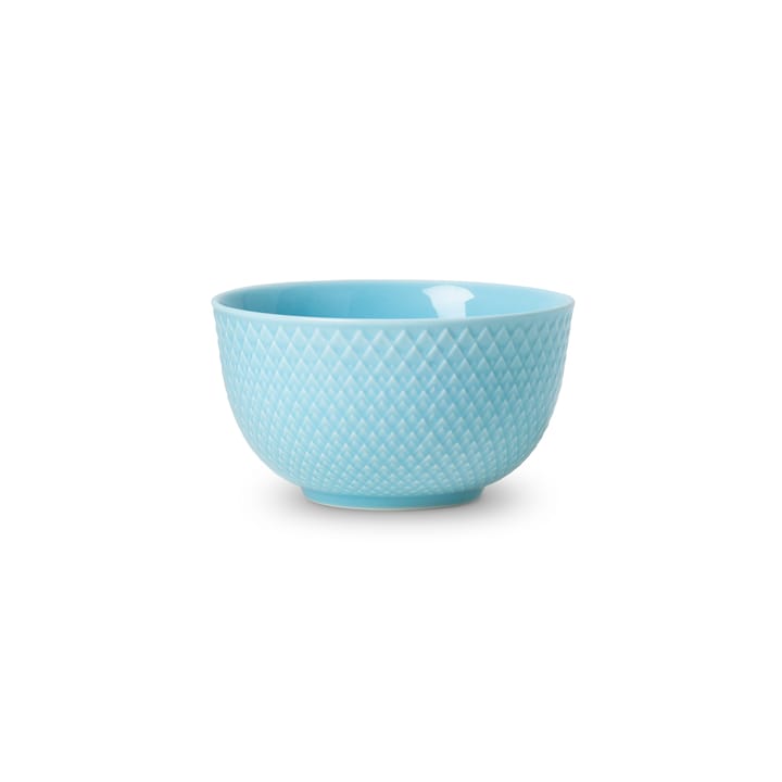 Rhombe bowl 32 cl, turquoise Lyngby Porcelæn