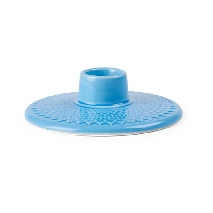 Rhombe candle holder 3 cm, Blue Lyngby Porcelæn