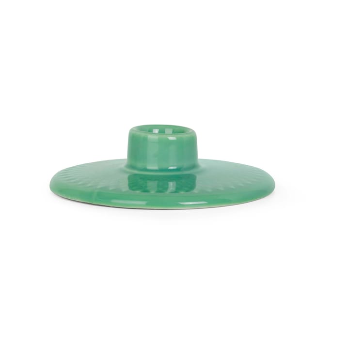 Rhombe candle holder 3 cm, Green Lyngby Porcelæn