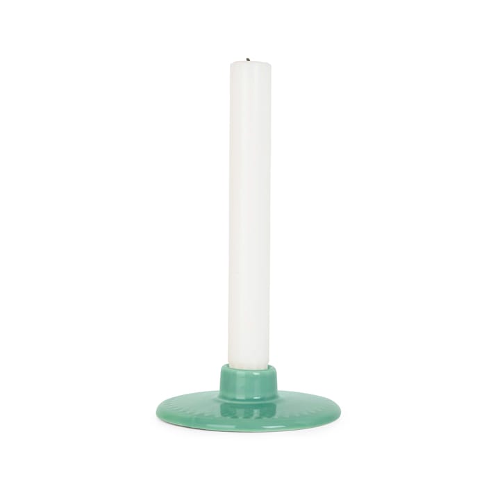 Rhombe candle holder 3 cm, Green Lyngby Porcelæn