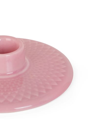 Rhombe candle holder 3 cm - Pink - Lyngby Porcelæn