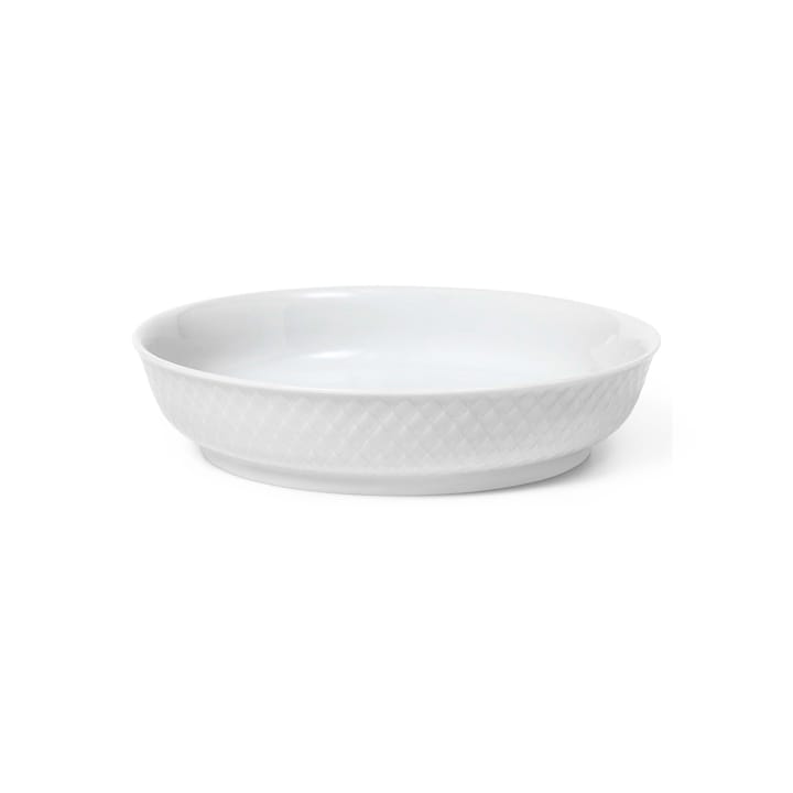 Rhombe dessert plate Ø16 cm, White Lyngby Porcelæn