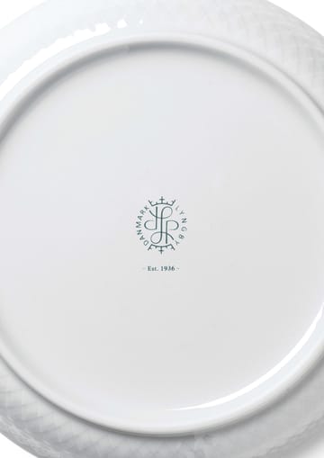 Rhombe dessert plate Ø16 cm - White - Lyngby Porcelæn