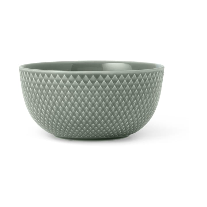 Rhombe Earth Bowl Ø13 cm, Moss Lyngby Porcelæn