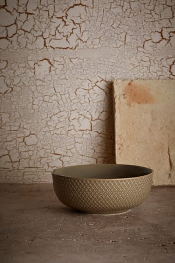 Rhombe Earth Bowl Ø15.5 cm - Clay - Lyngby Porcelæn