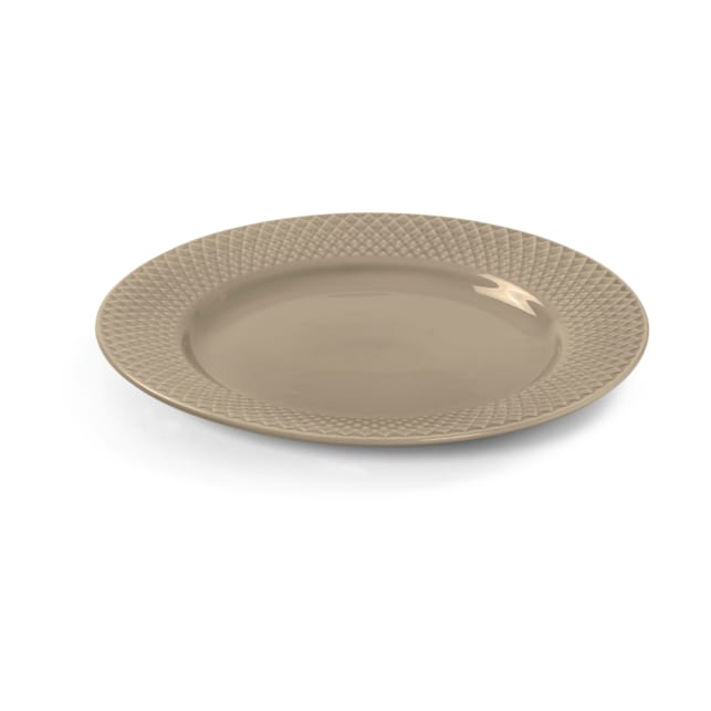 Rhombe Earth lunch plate Ø23 cm, Clay Lyngby Porcelæn