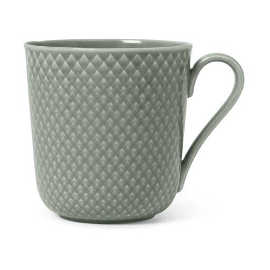 Rhombe Earth mug 39 cl - Moss - Lyngby Porcelæn