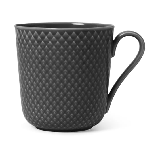 Rhombe Earth mug 39 cl, Slate Lyngby Porcelæn