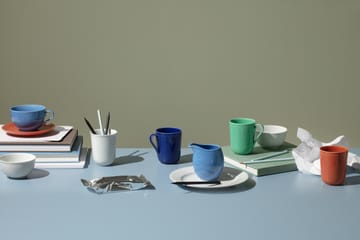 Rhombe mug with handle 33 cl - Green - Lyngby Porcelæn