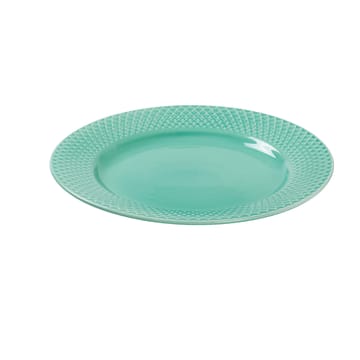 Rhombe plate Ø21 cm - Aqua - Lyngby Porcelæn