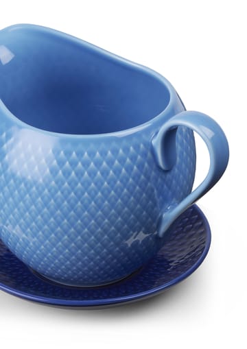 Rhombe sauce jug 67 cl - Blue - Lyngby Porcelæn