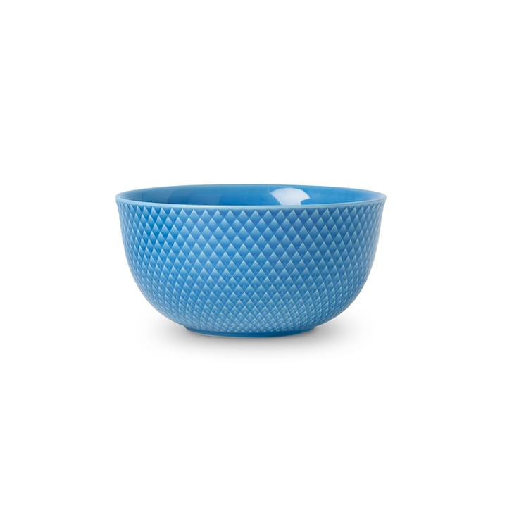 Rhombe serving bowl Ø 17.5 cm, blue Lyngby Porcelæn