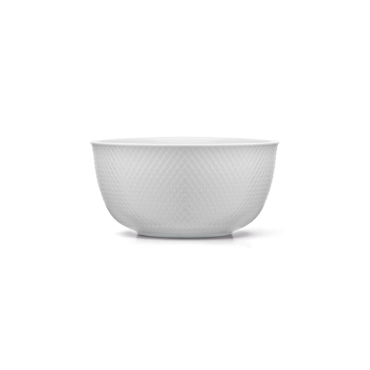 Rhombe serving bowl Ø17.5 cm - white - Lyngby Porcelæn