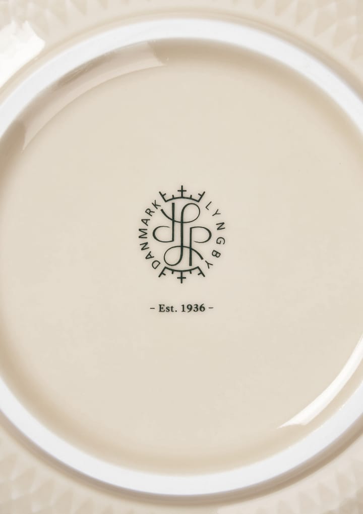 Rhombe serving bowl Ø22 cm, Marble Lyngby Porcelæn