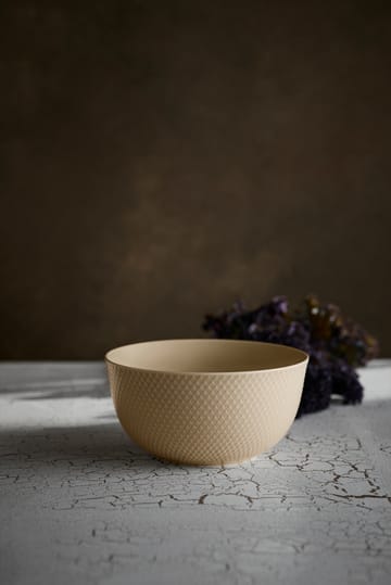 Rhombe serving bowl Ø22 cm - Marble - Lyngby Porcelæn