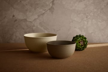 Rhombe serving bowl Ø22 cm - Marble - Lyngby Porcelæn