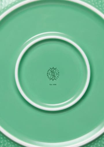 Rhombe serving bowl Ø28 cm - Green - Lyngby Porcelæn