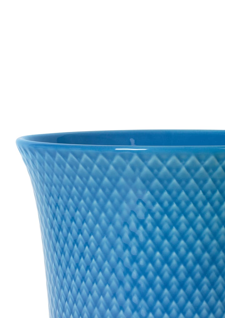 Rhombe vase 20 cm, Blue Lyngby Porcelæn