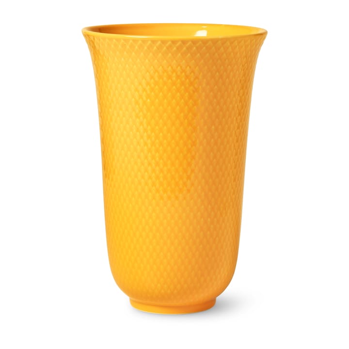 Rhombe vase 20 cm, Yellow Lyngby Porcelæn