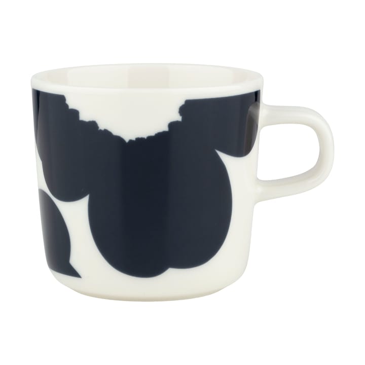 Iso Unikko coffee cup 20 cl, White-dark blue Marimekko