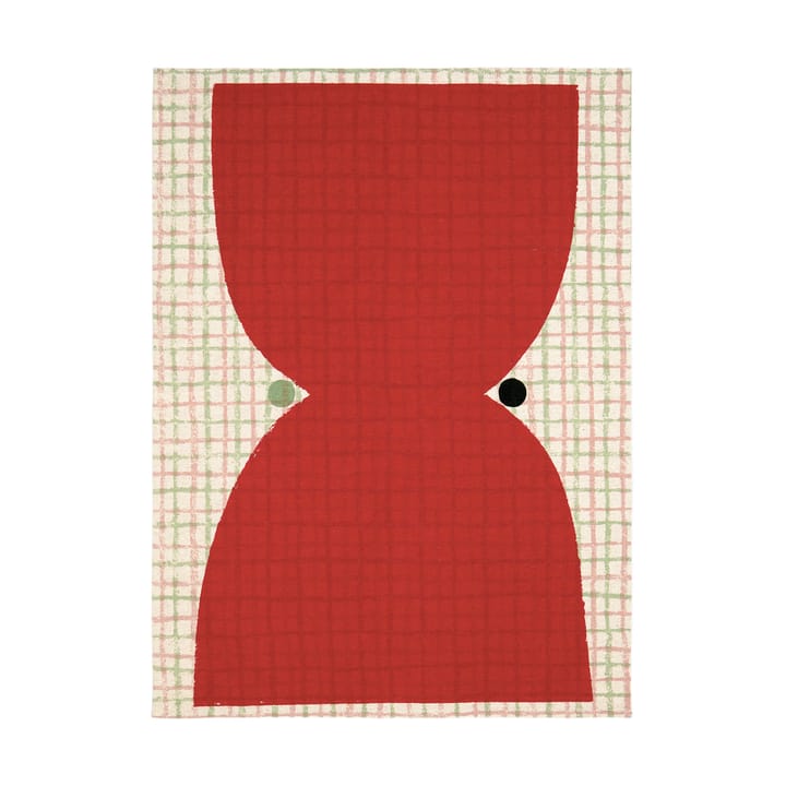 Kalendi & Losange kitchen towel 43x60 cm 2 pieces, Cotton-red-green Marimekko